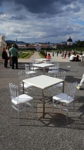 Esstisch, Niro - Gr��e: 60 x  60 cm - Platte: wei�