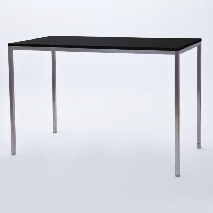 Esstisch, Niro - Gr��e: 60 x 120 cm - Platte: schwarz