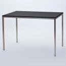 Esstisch, Niro - Gre: 80 x 120 cm - Platte: schwarz