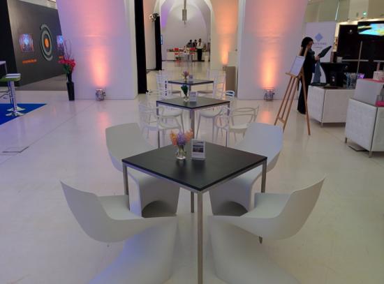 Esstisch, Niro - Gr��e: 60 x  60 cm - Platte: wei�