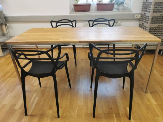 Esstisch, Niro - Gr��e: 80 x 180 cm  - Platte: Eiche