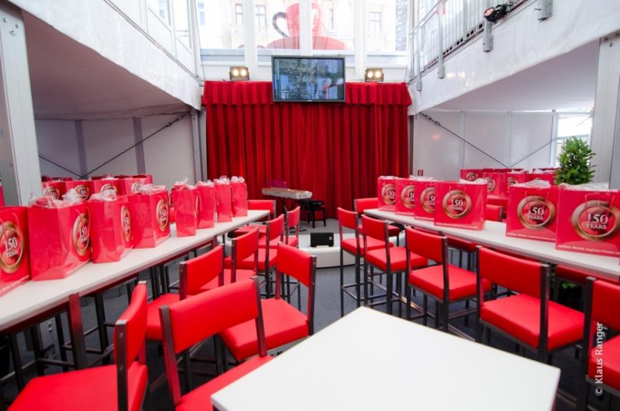 Stehtisch, Niro - Gr��e: 60 x  60 cm - Platte: wei�