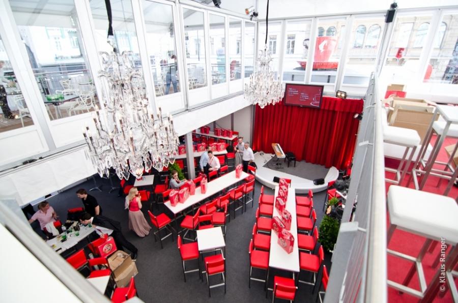 Stehtisch, Niro - Gr��e: 60 x  60 cm - Platte: wei�