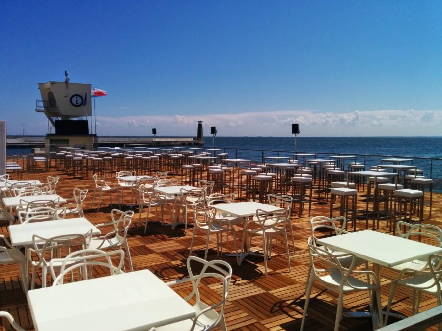 Stehtisch, Niro - Gr��e: 60 x  60 cm - Platte: wei�