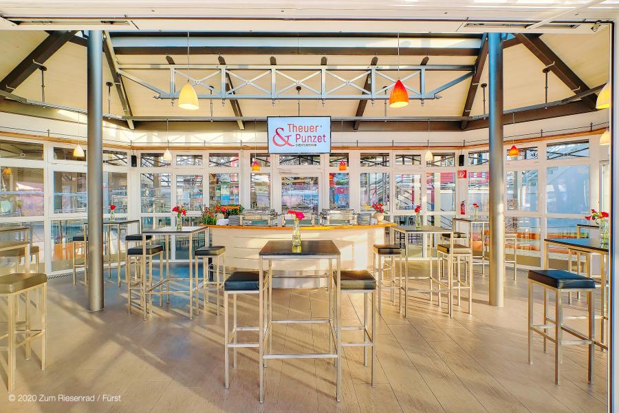 Stehtisch, Niro - Gr��e: 60 x  60 cm - Platte: schwarz