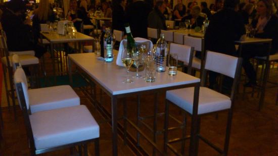 Stehtisch, Niro - Gr��e: 60 x 120 cm - Platte: wei�