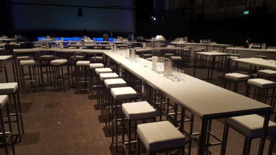 Stehtisch, Niro - Gr��e: 60 x 120 cm - Platte: wei�