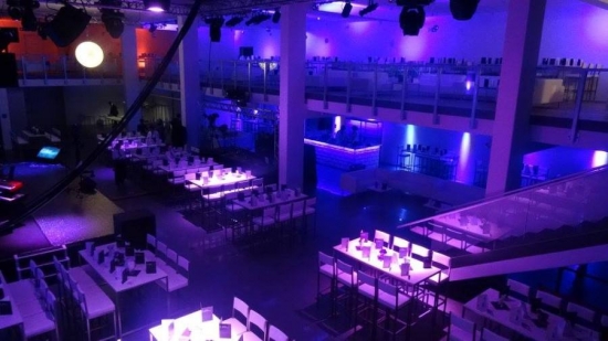 Stehtisch, Niro - Gr��e: 80 x 180 cm  - Platte: wei�