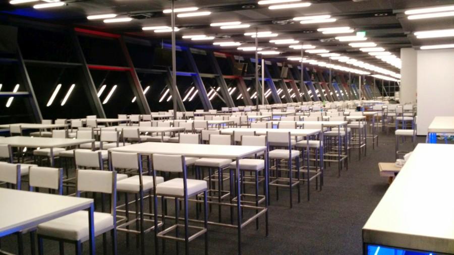 Stehtisch, Niro - Gr��e: 80 x 180 cm  - Platte: wei�