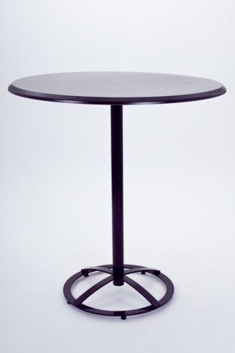 Stehtisch, rund - Durchmesser: 105 cm - Farbe: schwarz