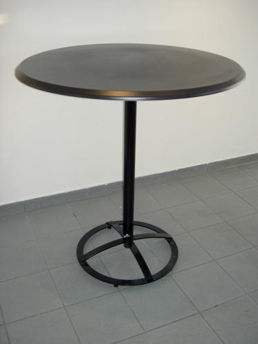 Stehtisch, rund - Durchmesser: 105 cm - Farbe: schwarz