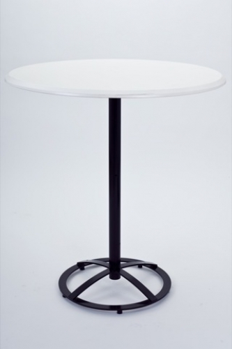 Stehtisch, rund - Durchmesser: 105 cm - Farbe: wei�