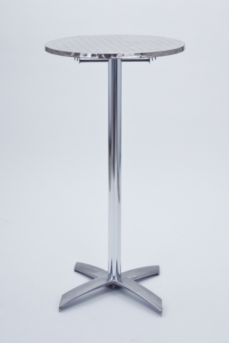 Stehtisch mit Niroplatte - Durchmesser: 80 cm