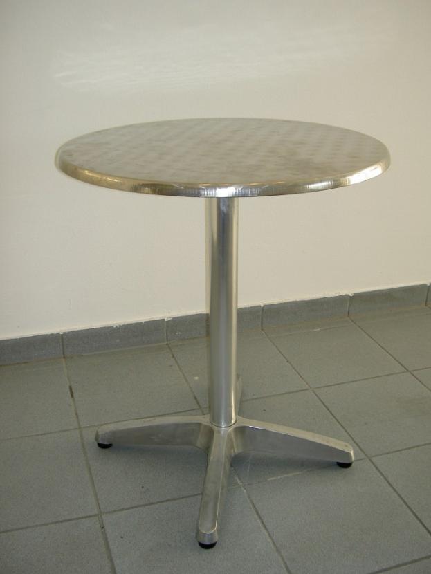 Alukaffeehaustisch - Variante: rund, 60 cm