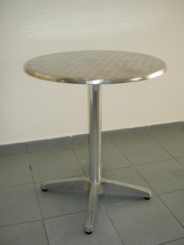Alukaffeehaustisch - Variante: rund, 60 cm