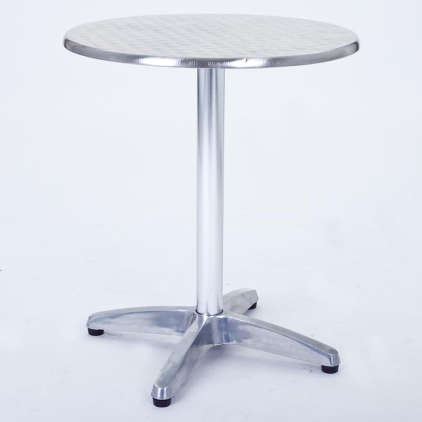 Alukaffeehaustisch - Variante: rund, 60 cm