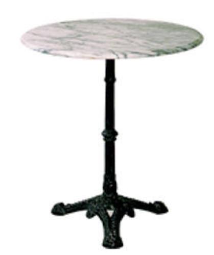 Kaffeehaustisch mit Marmorplatte - Durchmesser: 60 cm