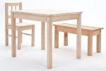 Kindertisch, eckig, Holz