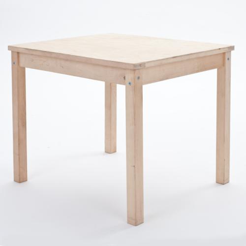 Kindertisch, eckig, Holz