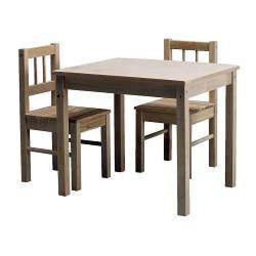 Kindertisch, eckig, Holz