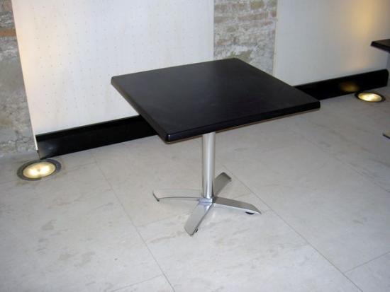 Kaffeehaustisch, eckig - Farbe: wei�