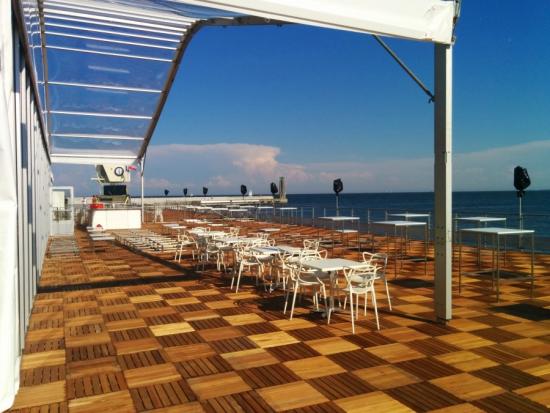 Kaffeehaustisch, eckig - Farbe: wei�