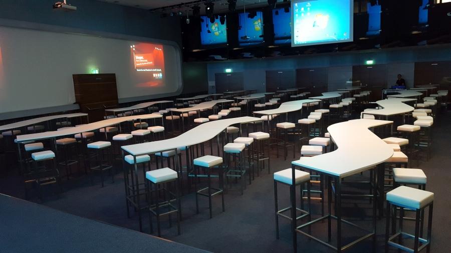 Stehtisch, Niro, Wave, wei�e Platte