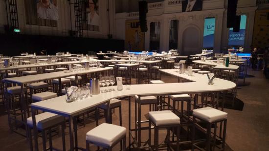 Stehtisch, Niro, Wave, wei�e Platte