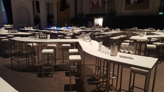 Stehtisch, Niro, Wave, wei�e Platte