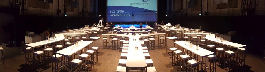 Stehtisch, Niro, Wave, wei�e Platte