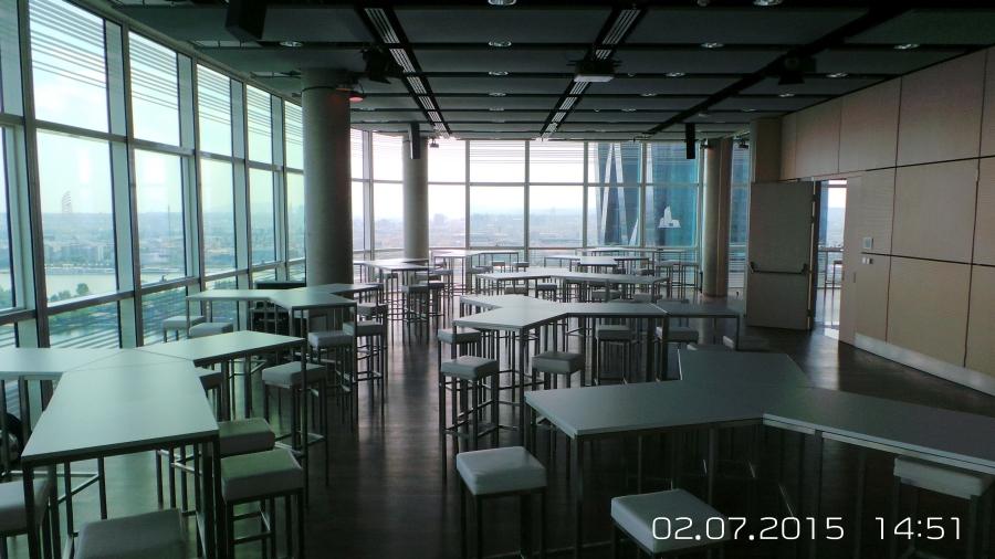 Stehtisch, Niro, Y-Form, wei�e Platte