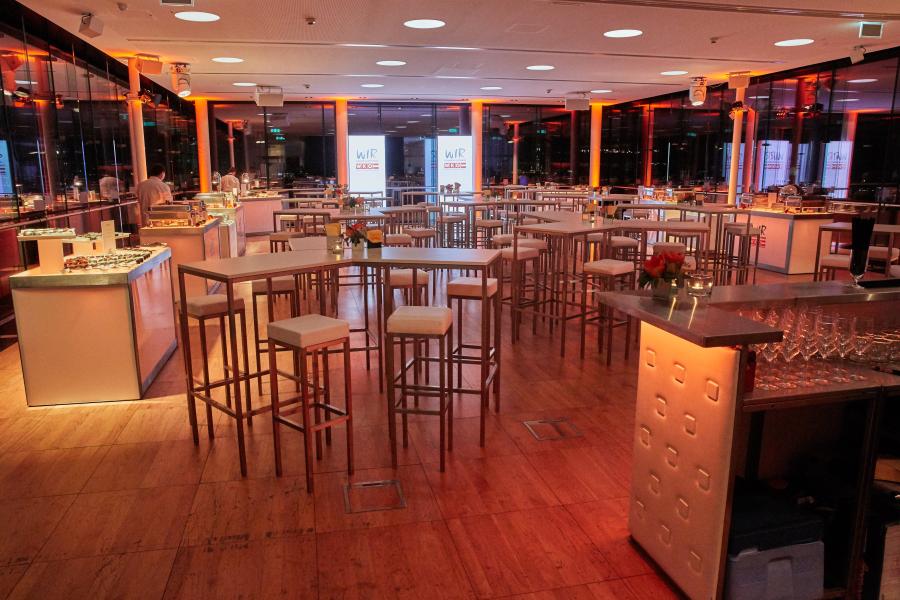 Stehtisch, Niro, Y-Form, wei�e Platte