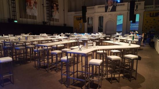 Stehtisch, Niro, Spezial - Form: Corner - Farbe: wei�