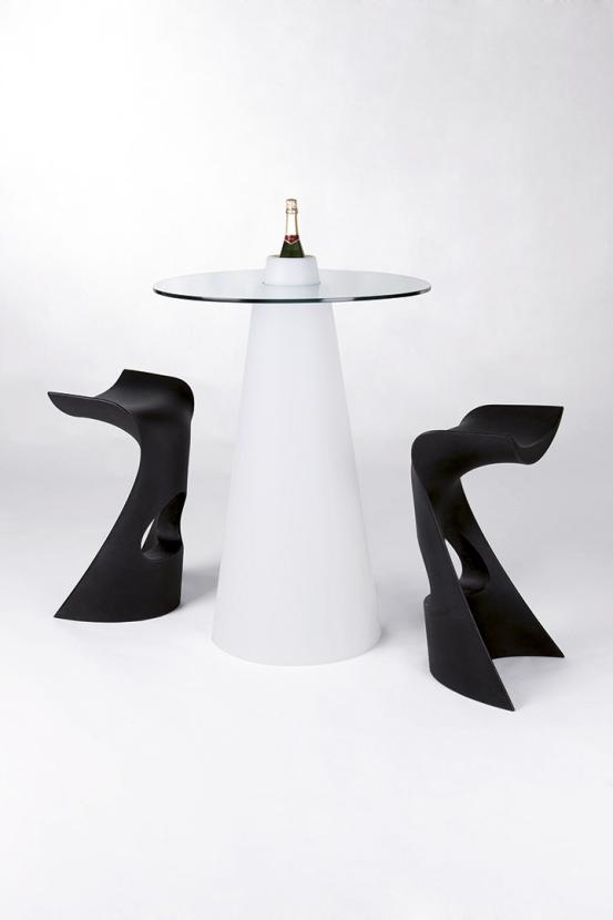 Stehtisch, Peak mit LED-Beleuchtung - Auswahl: Stehtisch, Peak mit LED-Beleuchtung