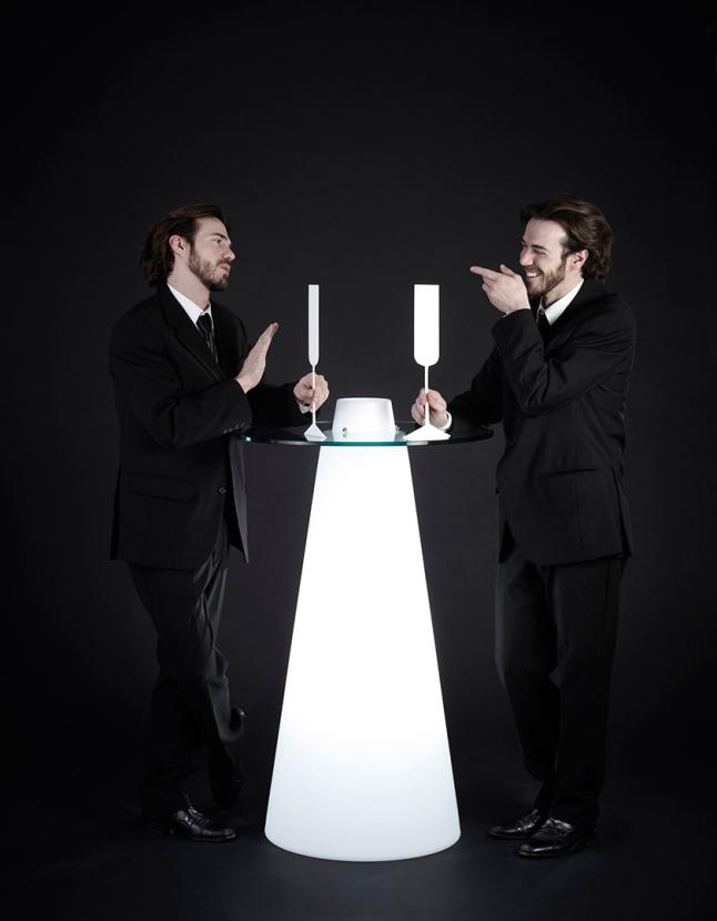 Stehtisch, Peak mit LED-Beleuchtung - Auswahl: Stehtisch, Peak mit LED-Beleuchtung