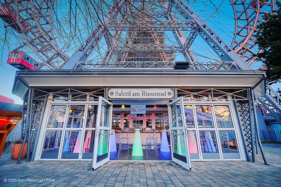 Stehtisch, Peak mit LED-Beleuchtung - Variante: Single