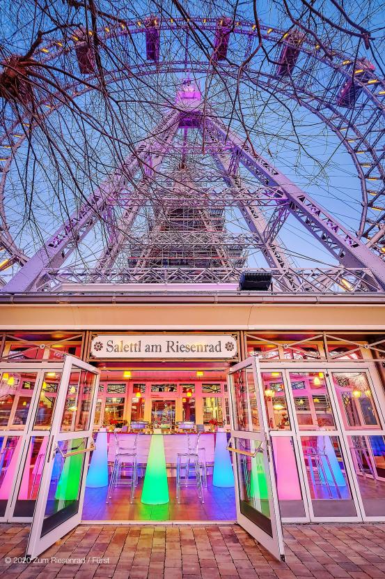 Stehtisch, Peak mit LED-Beleuchtung - Variante: Single