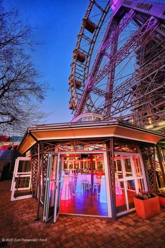 Stehtisch, Peak mit LED-Beleuchtung - Variante: Single