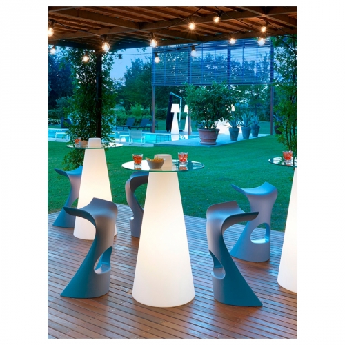 Stehtisch, Peak mit LED-Beleuchtung