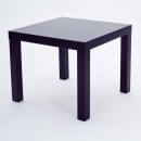 Couchtisch, 55 x 55 cm - Farbe: schwarz