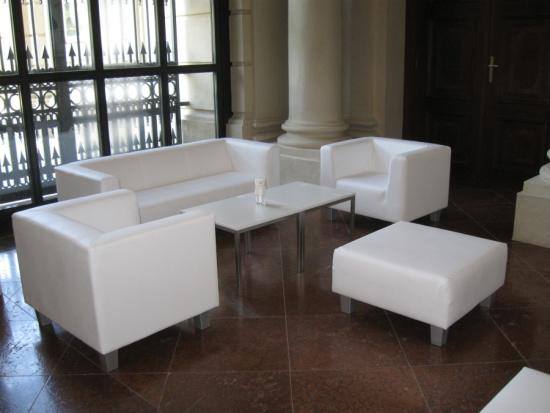 Couchtisch, Niro - Gr��e: 60 x 60 cm - Platte: wei�