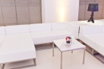 Couchtisch, Niro - Gre: 60 x 60 cm - Platte: wei 