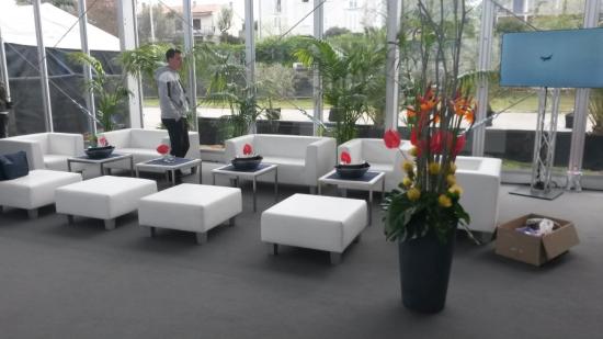 Couchtisch, Niro - Gr��e: 60 x 60 cm - Platte: wei�