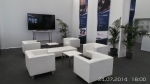 Couchtisch, Niro - Gre: 60 x 60 cm - Platte: wei 