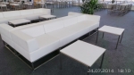 Couchtisch, Niro - Gre: 60 x 60 cm - Platte: wei 