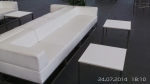 Couchtisch, Niro - Gre: 60 x 60 cm - Platte: wei 