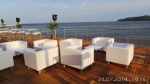 Couchtisch, Niro - Gre: 60 x 60 cm - Platte: wei 