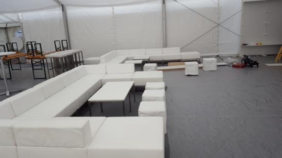 Couchtisch, Niro - Gr��e: 60 x 60 cm - Platte: wei�