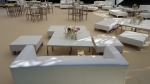 Couchtisch, Niro - Gre: 60 x 60 cm - Platte: wei 