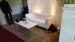 Couchtisch, Niro - Gre: 60 x 60 cm - Platte: wei 